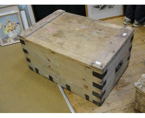 A 19th century pine trunk