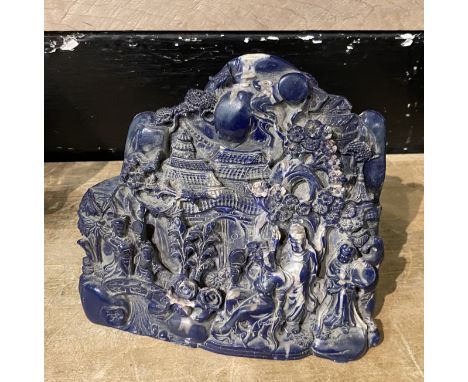 CHINESE STONE CARVING 14.5CMS (H) APPROX