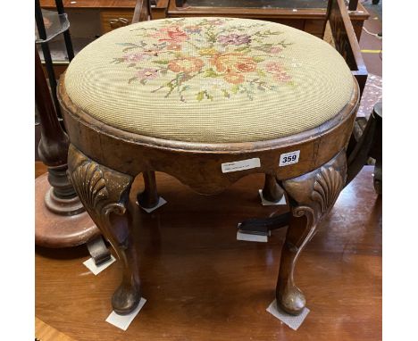 SMALL TAPESTRY STOOL