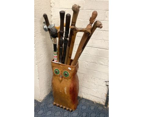 VARIOUS STICKS &amp; STICK STAND