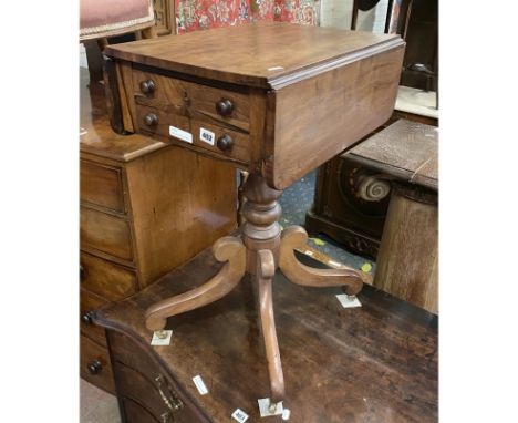 TRIPOD TABLE WITH DRAWER