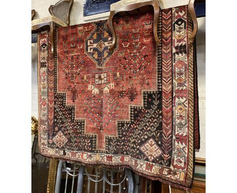FINE SOUTH WEST PERSIAN QASHQAI CARPETS 250CMS X 170CMS