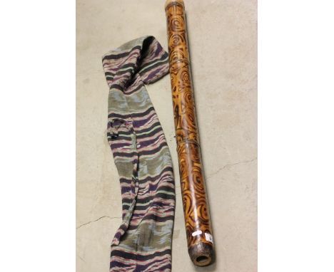 Australian wooden didgeridoo