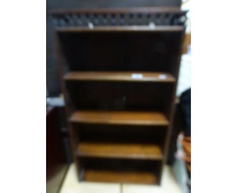 Early 20th century Small Mahogany Hanging Shelf