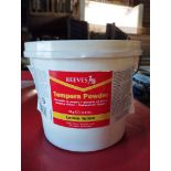 POWDER PAINT - JOBLOT OF 102 X 2KG TEMPERA PALLET A
