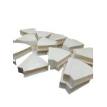 JOBLOT X 23 HORIZONTAL BEND 45º AXIA 204 MM X 60 MM WHITE PLASTIC BEND 249944A