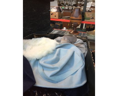 A box of vintage hats 