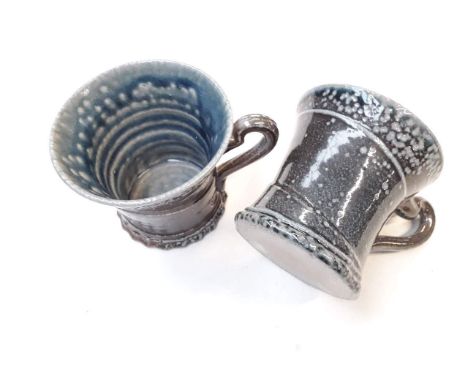 Two Walter Keeler pottery mugs.&nbsp;Condition - good, no chips, cracks nor any signs of restoration, both pieces with impres