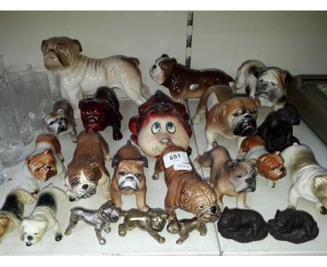Collection of model dogs 
