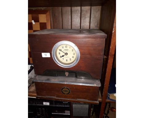 A Blick time recorder (clocking in machine) 