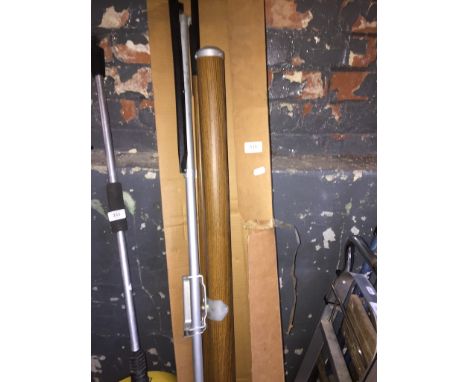 A projector screen 