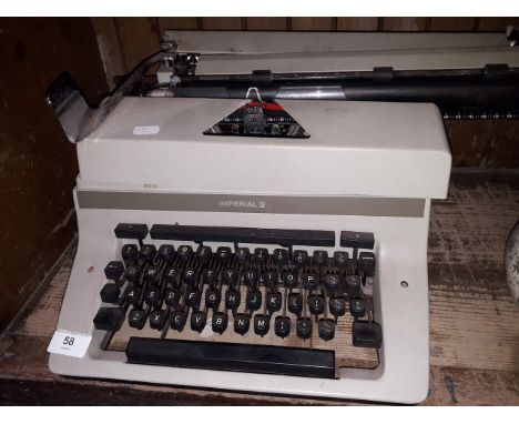 An Imperial typewriter 