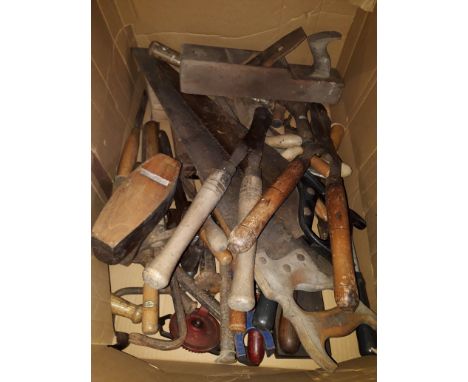 A box of vintage tools 