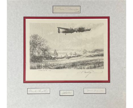 Original Robert Taylor Drawing and Breaching the Dam Dambusters Tribute Proof Collection both numbered 3/19. Issued with an O