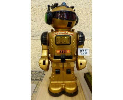 c1970s Mr Robbi robot toy, smoking toy
