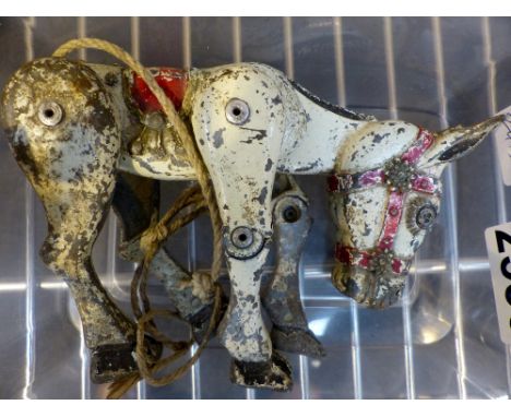 Vintage 1950s Muffin the Mule die cast puppet