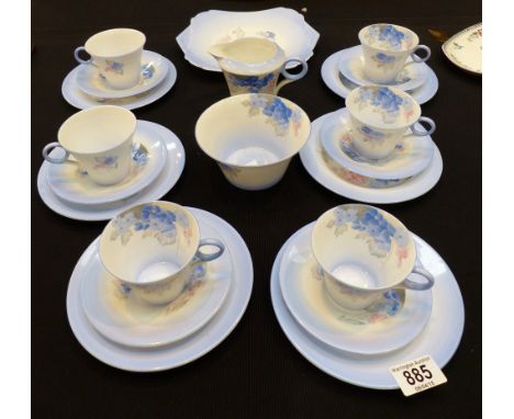 Shelley Phlox pattern tea service, reg no 781613