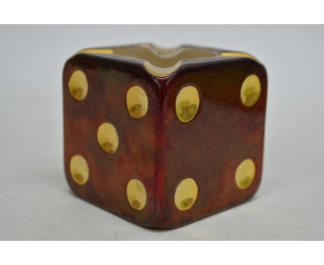 A Carltonware dice ashtray.