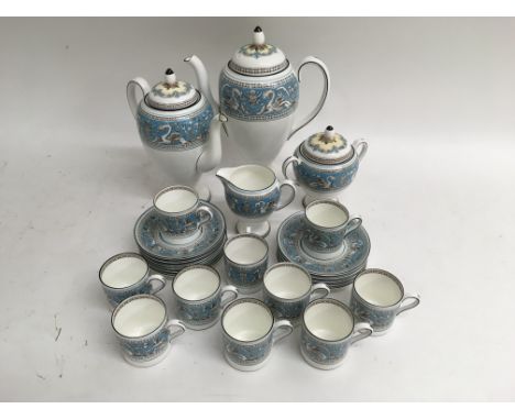 A Wedgwood coffee and tea service in Florentine pattern W2714.