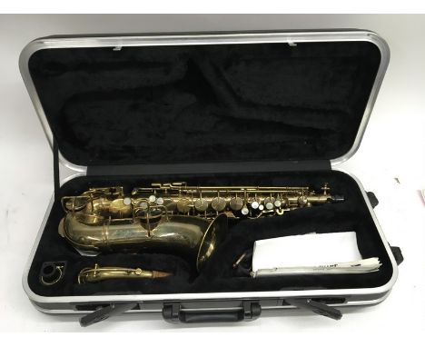 A king saxophone. Serial number 84128, made between 1925-1930. Vintage H.N.White co.