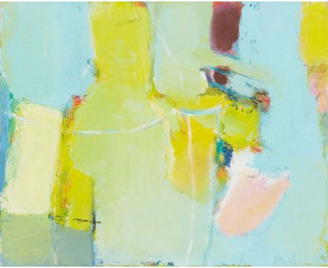 Sabine Puschmann1962 Halle - lebt und arbeitet in Berlin - "Ohne Titel" - Mischtechnik/Karton. 24,1 x 29,7 cm (Blattmaß). Sig