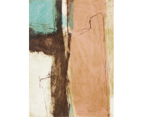 Thomas Ritter1955 Höxter - "Lamspringe" - Farblithografie/Papier. E. A. 37,4 x 27 cm (Druck- und Blattmaß). Sign. und dat. r.