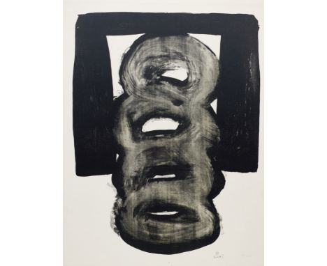Kumi Sugai1919 Kobe - 1996 Kobe - "Le tonerre" - Lithografie/Bütten. 48/50. 59 x 45 cm, 76,3 x 53,4 cm. Sign. u. dat. r. u.: 