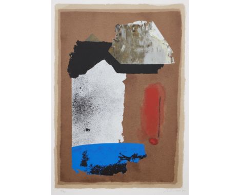 Giuseppe Santomaso1907 Venedig - 1990 Venedig - Komposition - Farblithografie/Papier. 27/90. 51,5 x 37 cm, 62 x 47 cm (Passep