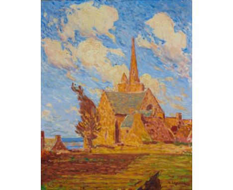 Jean-Laurent Challié (Jean-Laurent Buffet)1880 - 1943 Paris - Notre Dame de la Clarté in Perros-Guirec in der Bretagne (Eglis