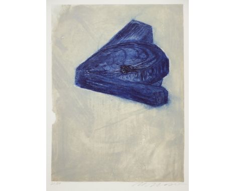Maria Moser1948 Frankenburg - lebt und arbeitet in Frankenburg - Ohne Titel, 2000 - Farbradierung/Papier. 24/50. 47,6 x 35,4 