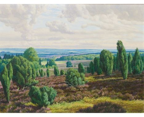Bernhard de Bruycker1891 - 1971 - Heidelandschaft - Öl/Lwd. 73 x 97 cm. Sign. und dat. r. u.: Bernh. de Bruycker / (19)39. Ra