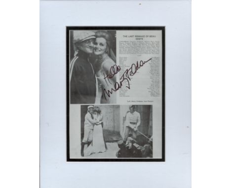 Marty Feldman British Actor Signed Vintage 10x12 Mounted 'The Last Remake Of Beau Geste' Picture. Good condition. All autogra