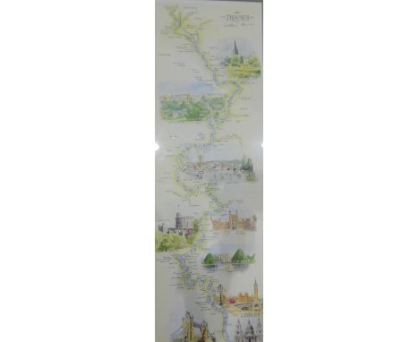 Unattributed (20th century) Pencil sketch "The Rectory, Withington, Gloucestershire", signed with initials and dated 1951 and