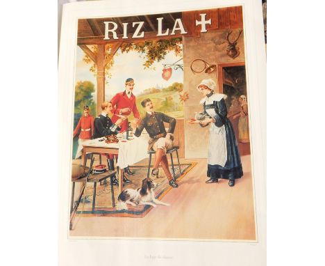 The La Croix Collection (1890-1925)Reissue of 10 Rizla advertising posters, each colour print titled and with blindstamp and 