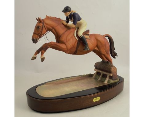 A Royal Worcester model, H.R.H The Princess Anne on Doublet, af, with plinth&nbsp;