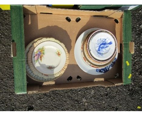 A collection of Royal Worcester plates, to include two blush ivory plates, hand painted ones and some decorate in the Aesthet