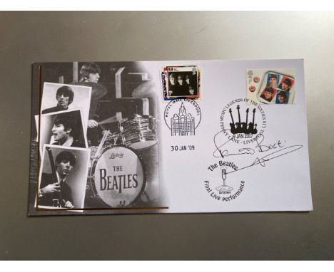 Pete Best the 5th Beatle Drummer 1960/62 signed Internetstamps official 2003 FDC. Super cover from Buckingham covers with 1st