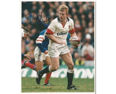 England Rugby 4 Signed Photos Tim Rodbar, Mark Regan, Darren Garforth & Graham Rowntree. Good condition. We combine postage o