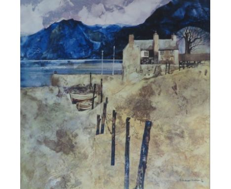 Michael Morgan FRSA, RI (1928 - 2014), renowned West Country artist and founder of the South West Academy with a creative and
