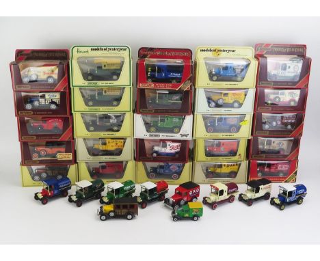 Matchbox Models of Yesteryear Y12 Ford Model T and Y22 Ford Model A Collection - most are mint or very near to in boxes 