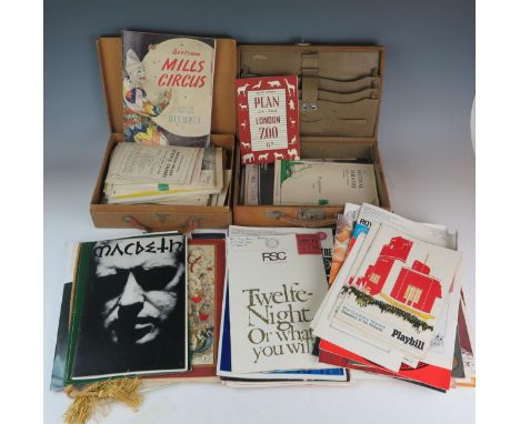 A collection of Royal Shakespeare Company programmes, dating from the 1970's, 80's and 90's, together with other theatre prog