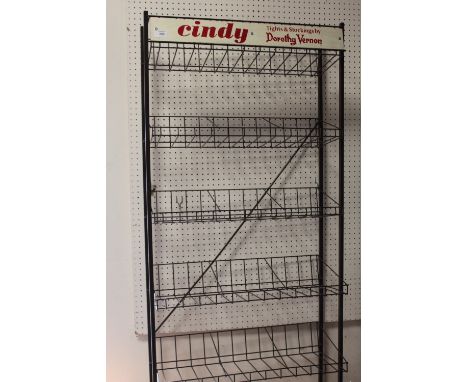 A VINTAGE CINDY TIGHTS AND STOCKINGS STAND
