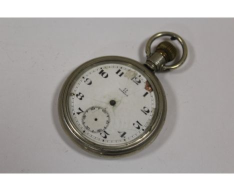 A VINTAGE GENTS OMEGA POCKET WATCH A/F 