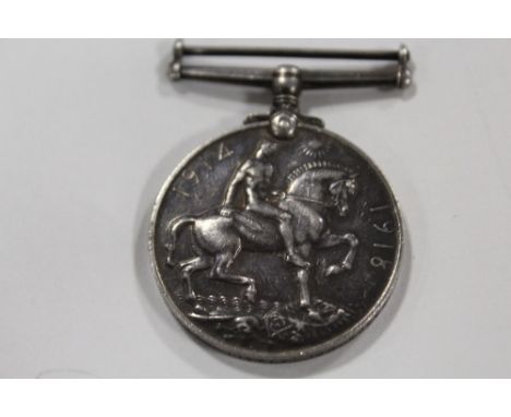 A WWI MEDAL AWARDED TO 53384 CPL. A. WALL. DEVON. R. 
