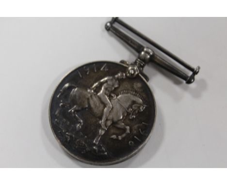 A WWI MEDAL AWARDED TO F.27343 W. H. SHAPPARD. A. C. I. R. N. A. S.