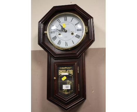 A MODERN REGULATOR WOOD &amp; SONS WALL CLOCK