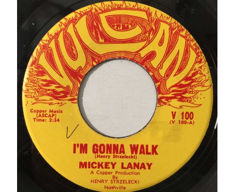 MICKEY LANAY - I'M GONNA WALK/ FORGET YESTERDAY 7" (US NORTHERN - VULCAN - V100). A superb, brass-heavy slice of US Northern 