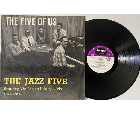 THE JAZZ FIVE - THE FIVE OF US LP (TAP 32). A lovely rare LP from 1961, recorded at the Decca Record Company Studio in London