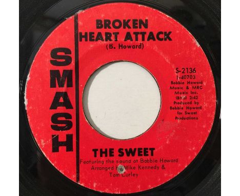 THE SWEET - BROKEN HEART ATTACK/ DON'T DO IT 7" (US NORTHERN - SMASH S-2136). A scarce slice of late-60s northern by The Swee