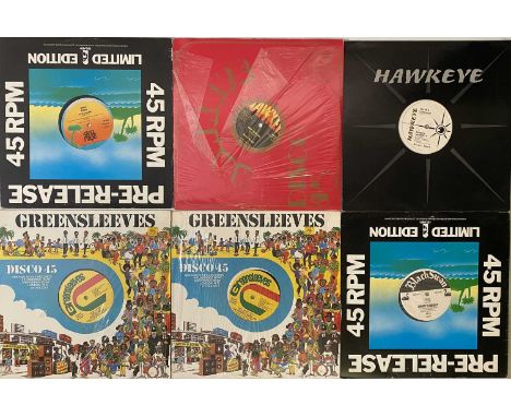 REGGAE - 12" PACK. Smashing collection of 18 x 12". Titles / Artists include Derrick Harriot - Whip It (Hawkeye - HD 46 - Ex+